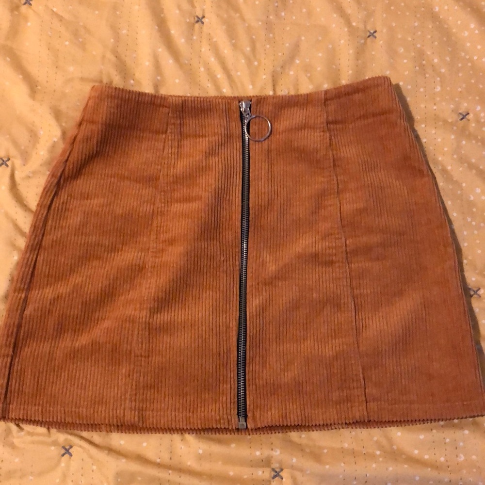 Cute short corduroy skirt